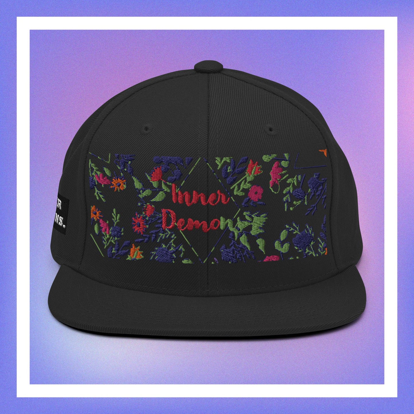 Floral Ecosystem Snapback Hat