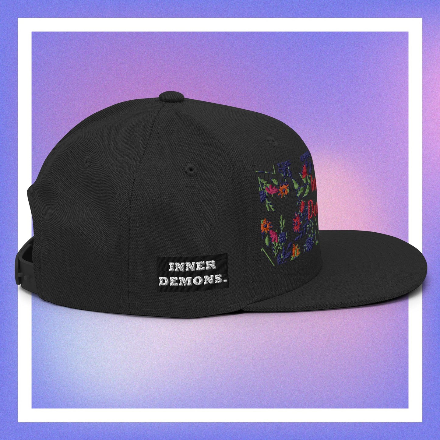 Floral Ecosystem Snapback Hat