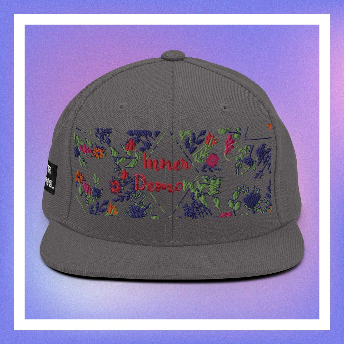 Floral Ecosystem Snapback Hat