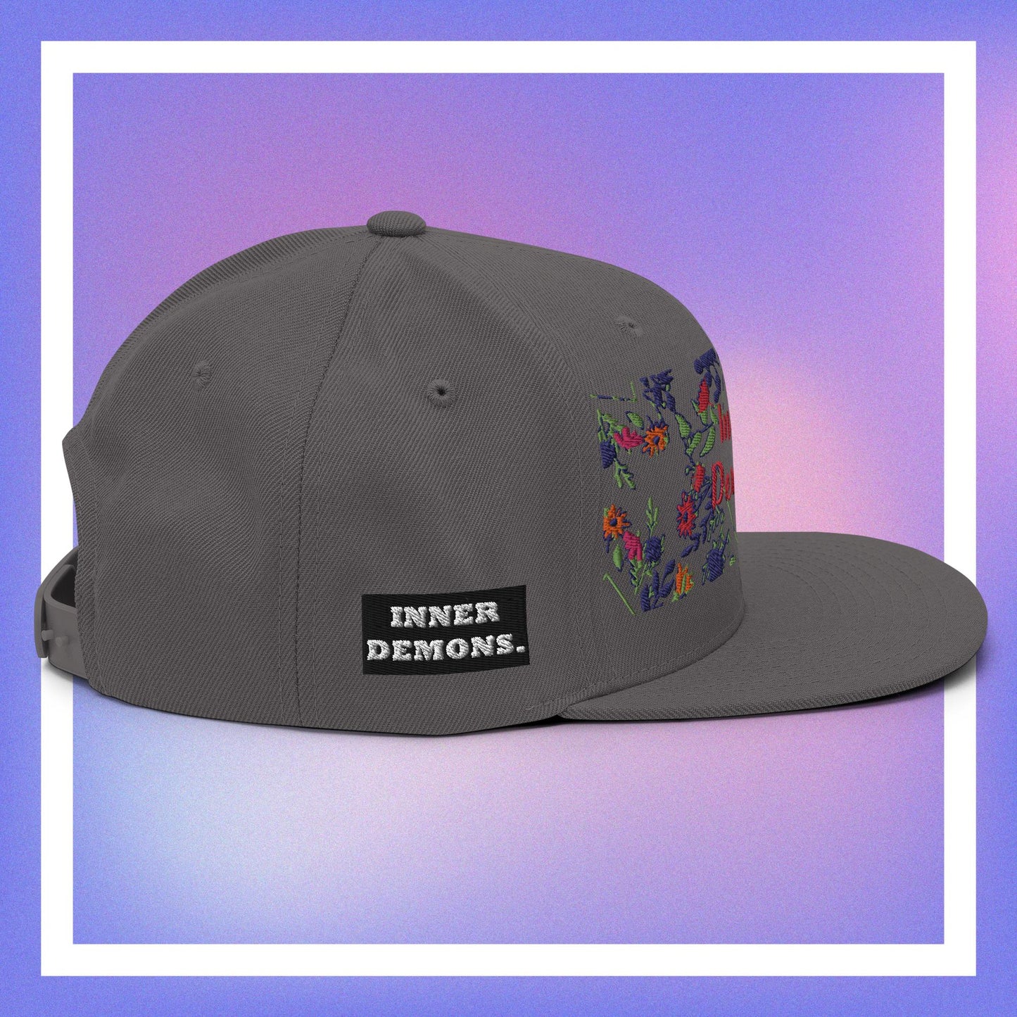 Floral Ecosystem Snapback Hat
