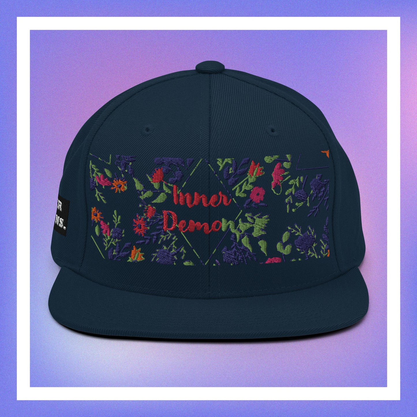 Floral Ecosystem Snapback Hat