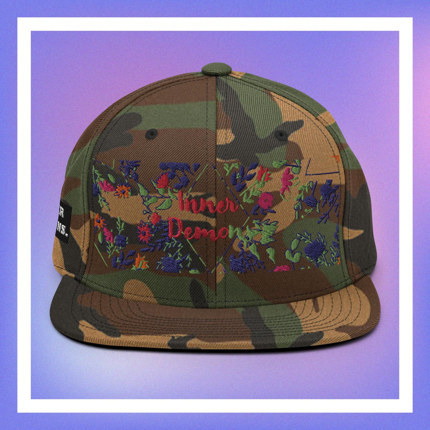 Floral Ecosystem Snapback Hat