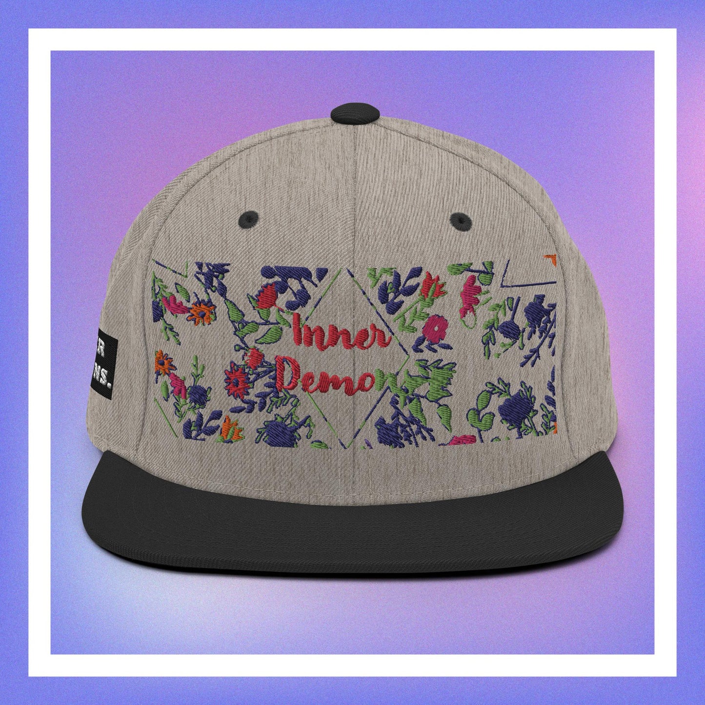 Floral Ecosystem Snapback Hat
