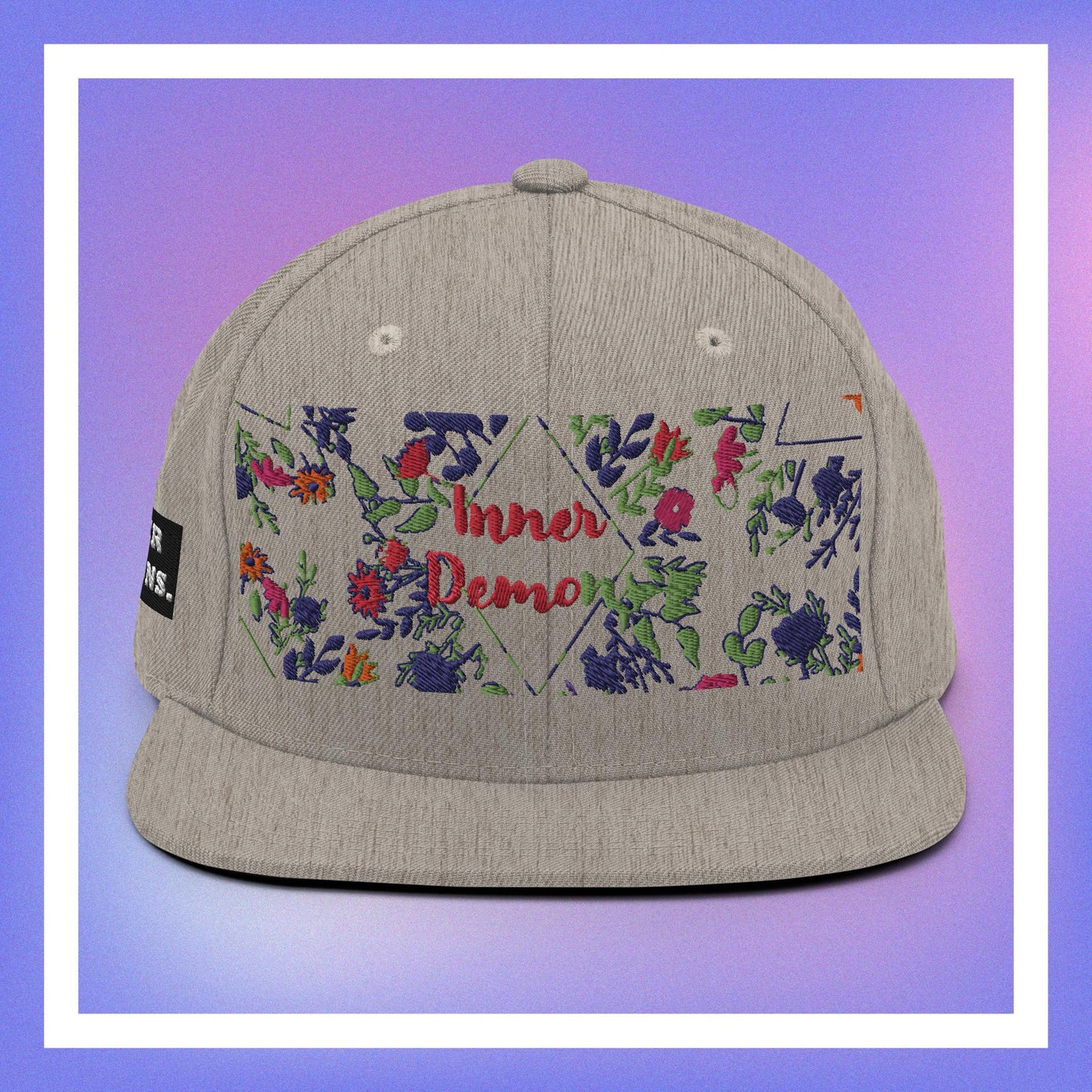 Floral Ecosystem Snapback Hat