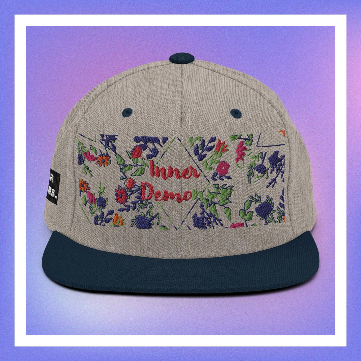 Floral Ecosystem Snapback Hat