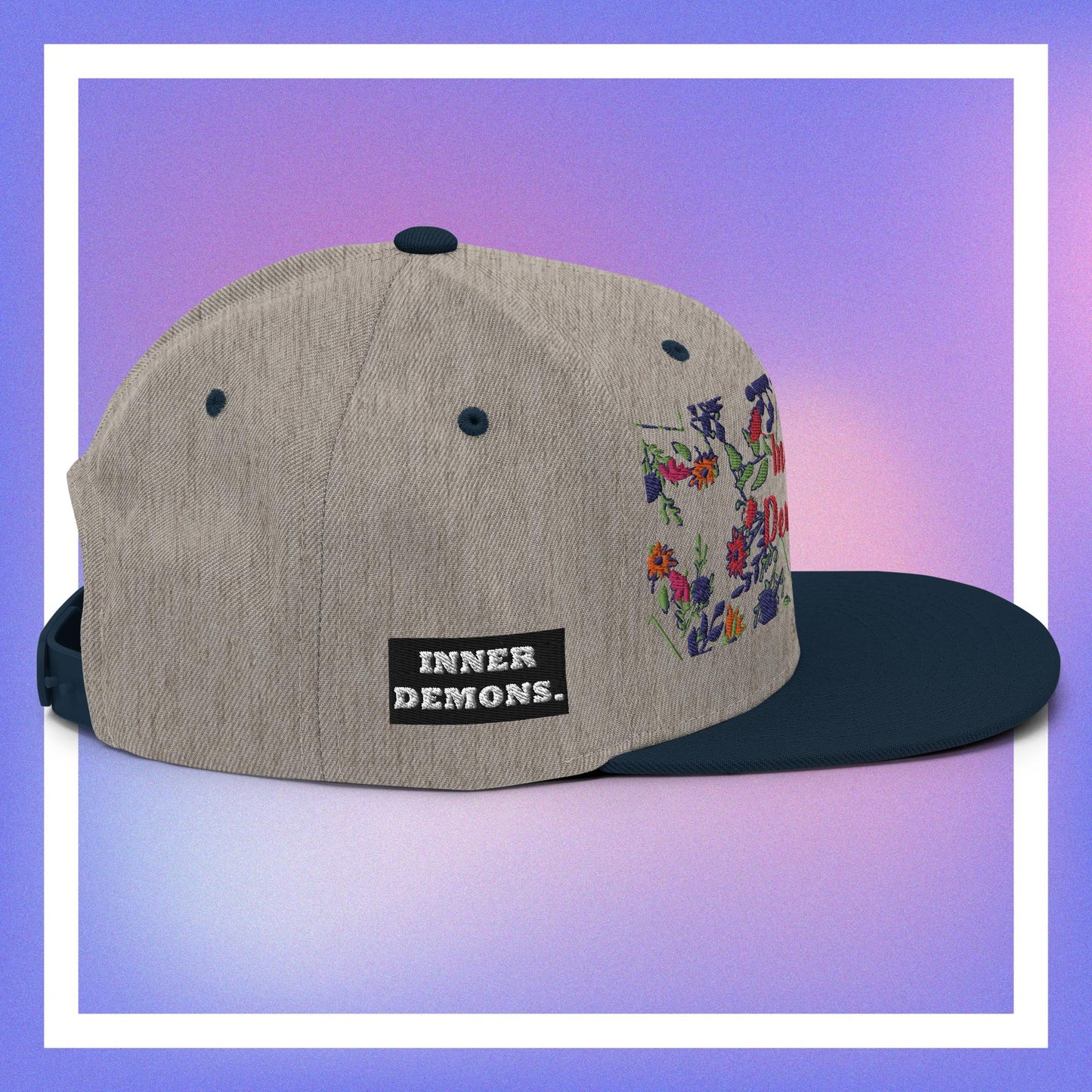 Floral Ecosystem Snapback Hat