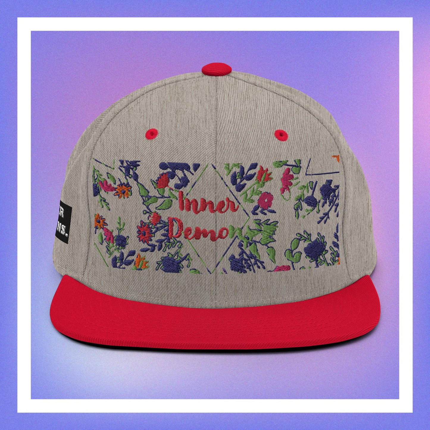 Floral Ecosystem Snapback Hat