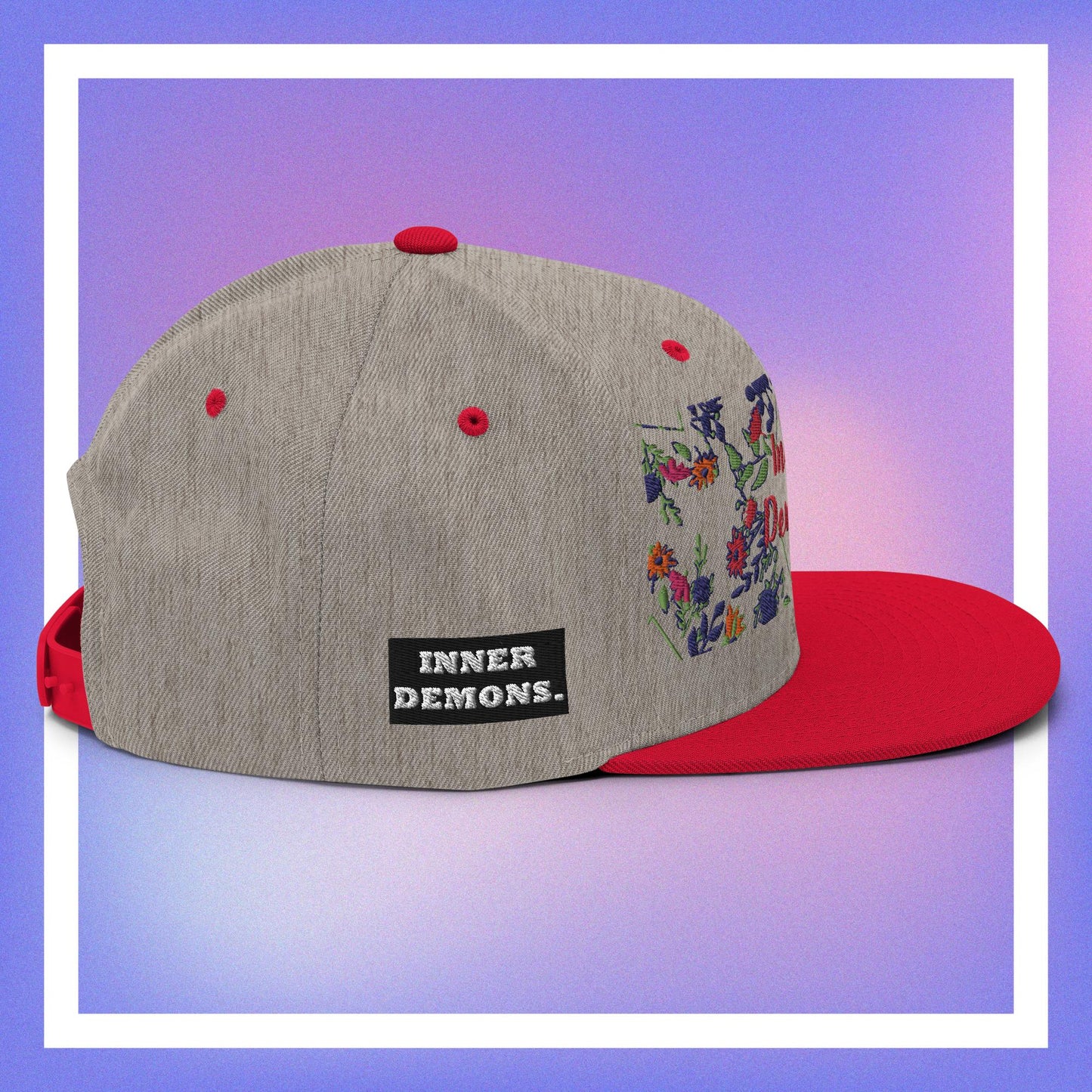 Floral Ecosystem Snapback Hat