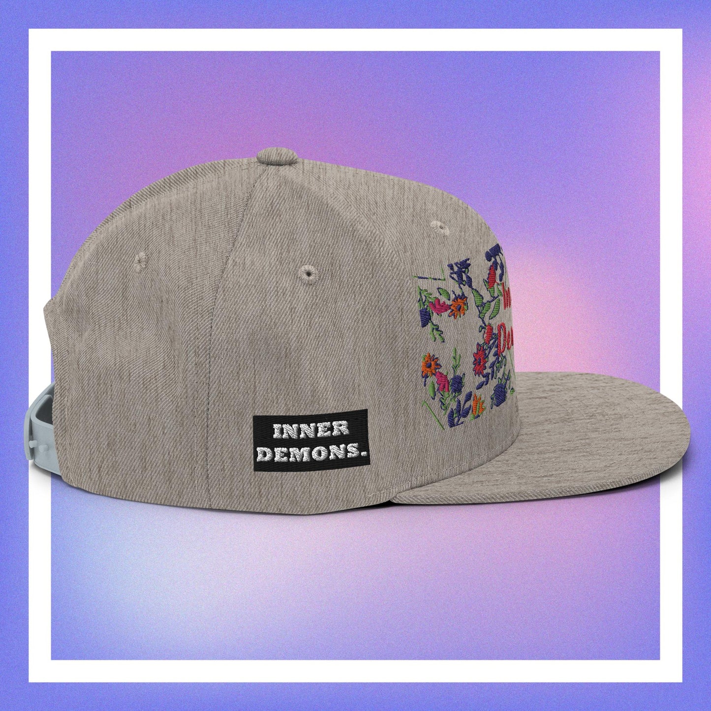 Floral Ecosystem Snapback Hat