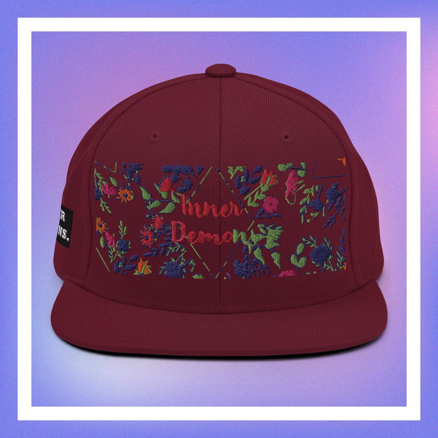 Floral Ecosystem Snapback Hat