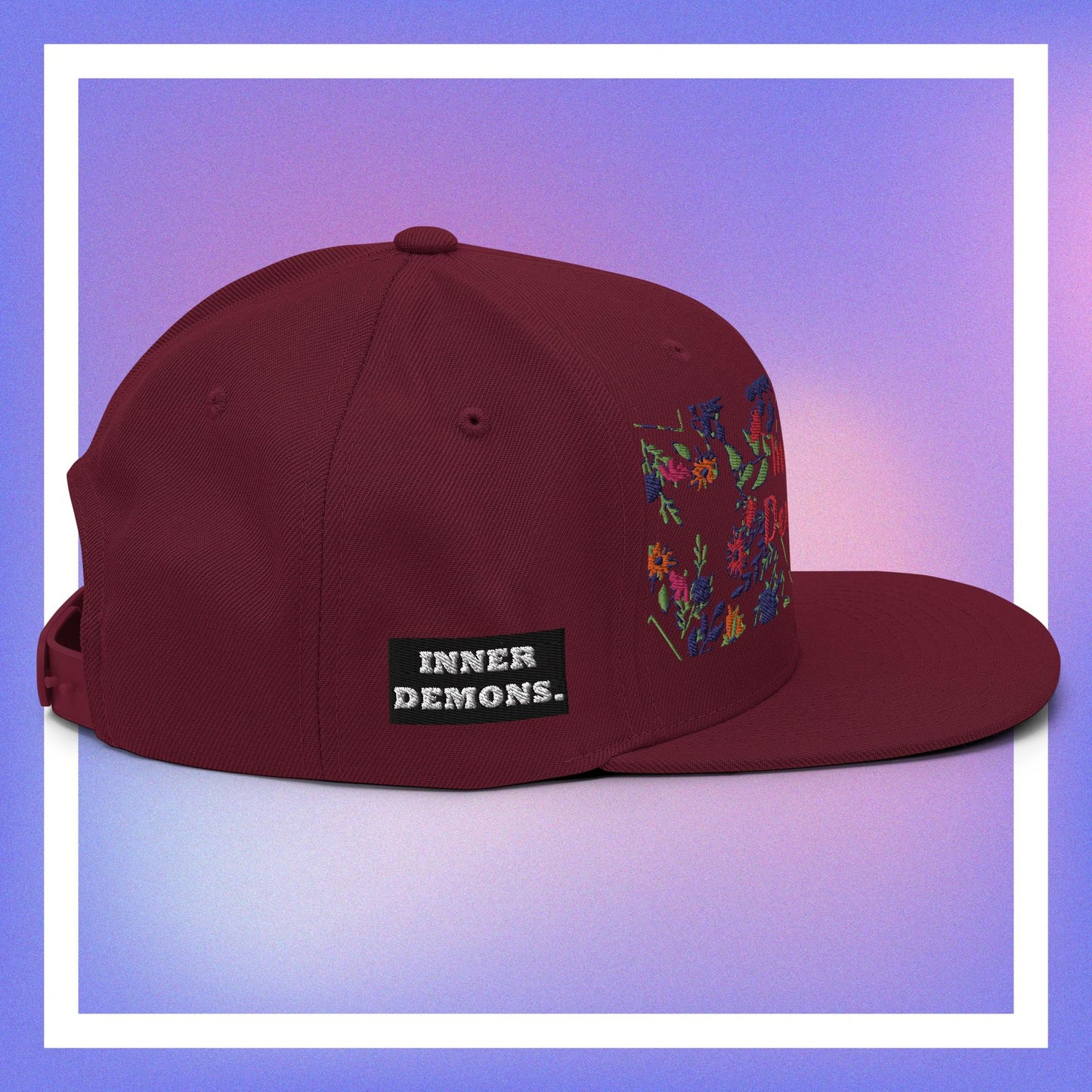 Floral Ecosystem Snapback Hat