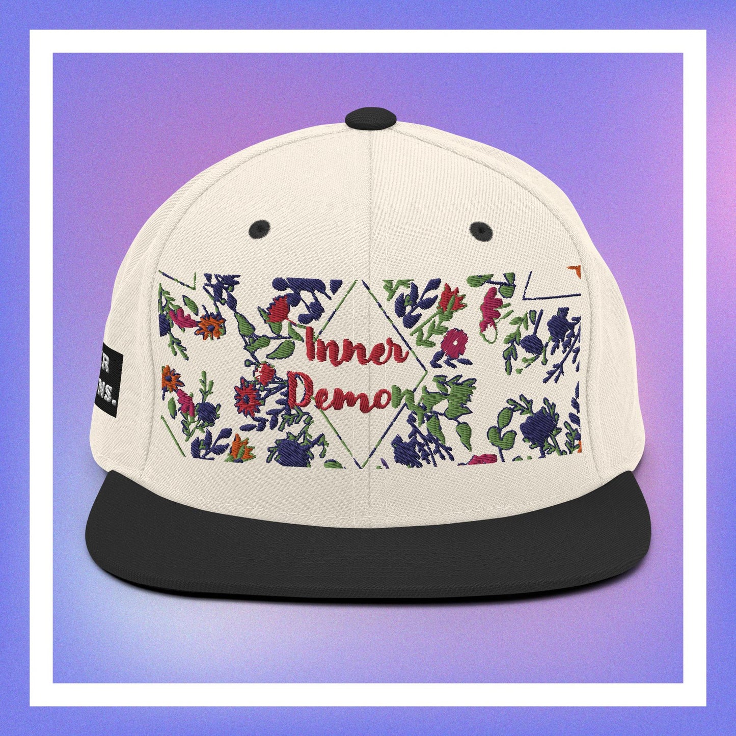 Floral Ecosystem Snapback Hat