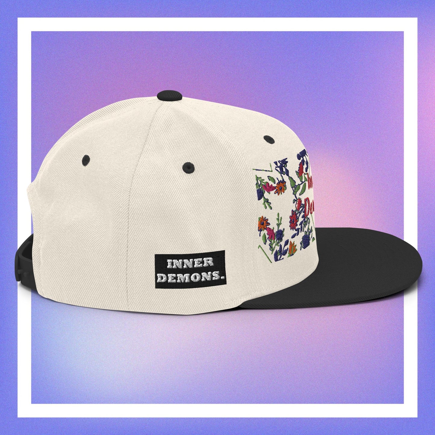 Floral Ecosystem Snapback Hat