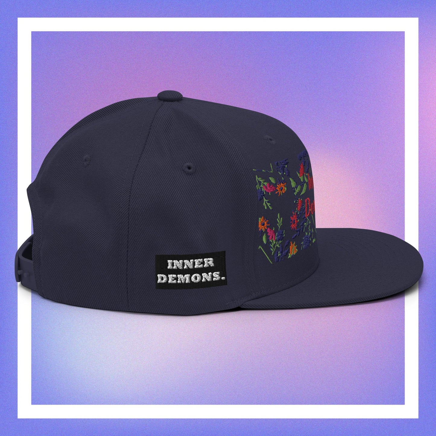 Floral Ecosystem Snapback Hat
