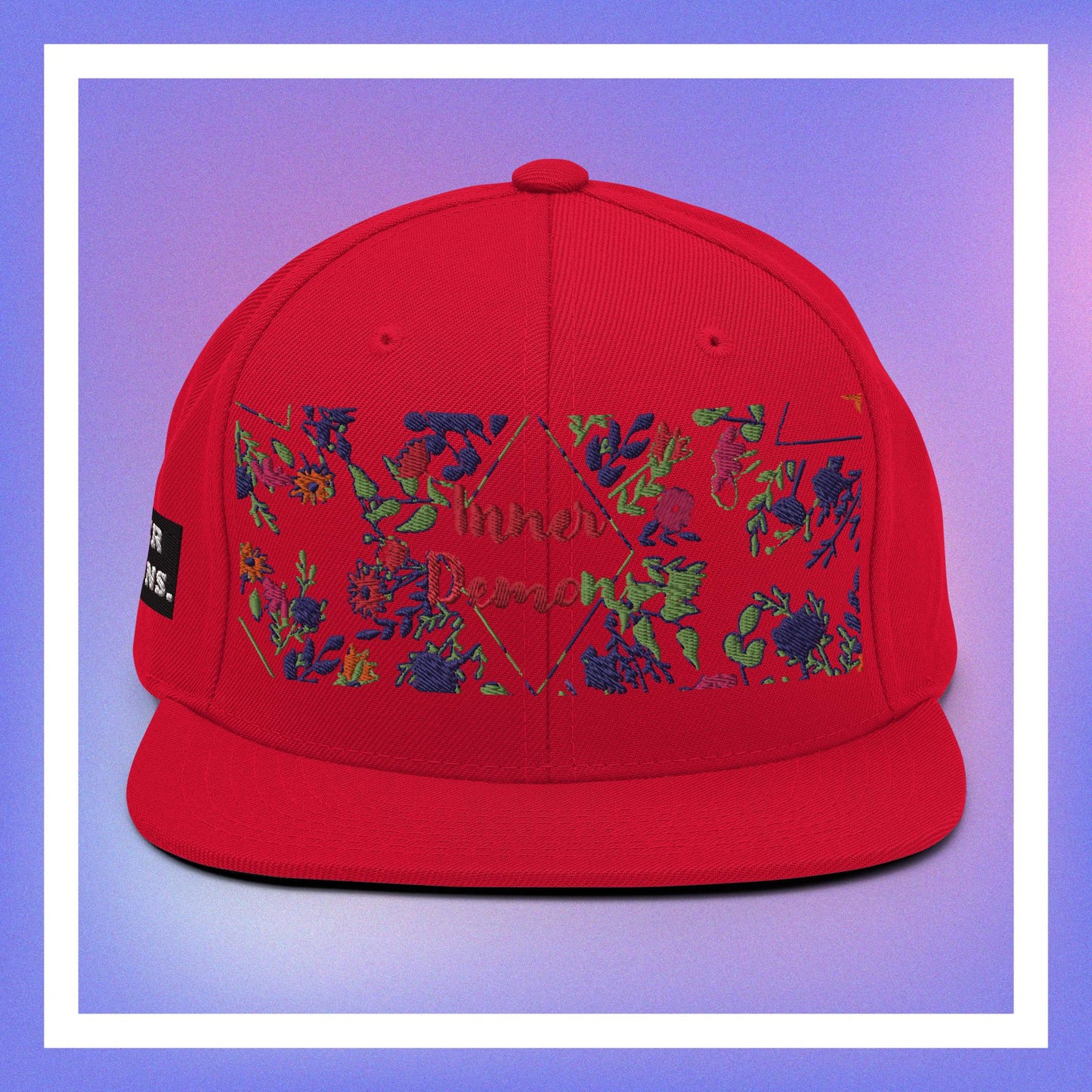 Floral Ecosystem Snapback Hat