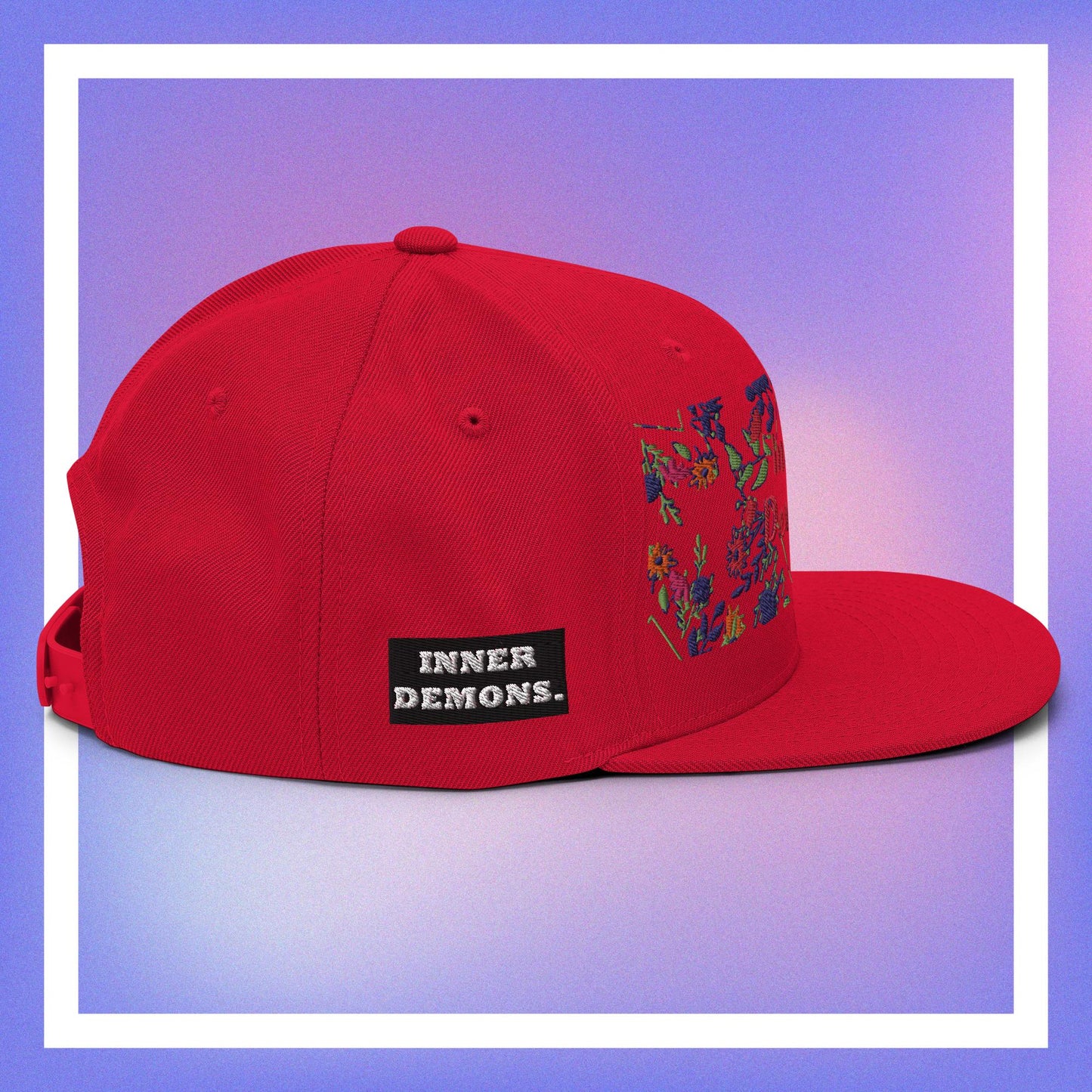 Floral Ecosystem Snapback Hat
