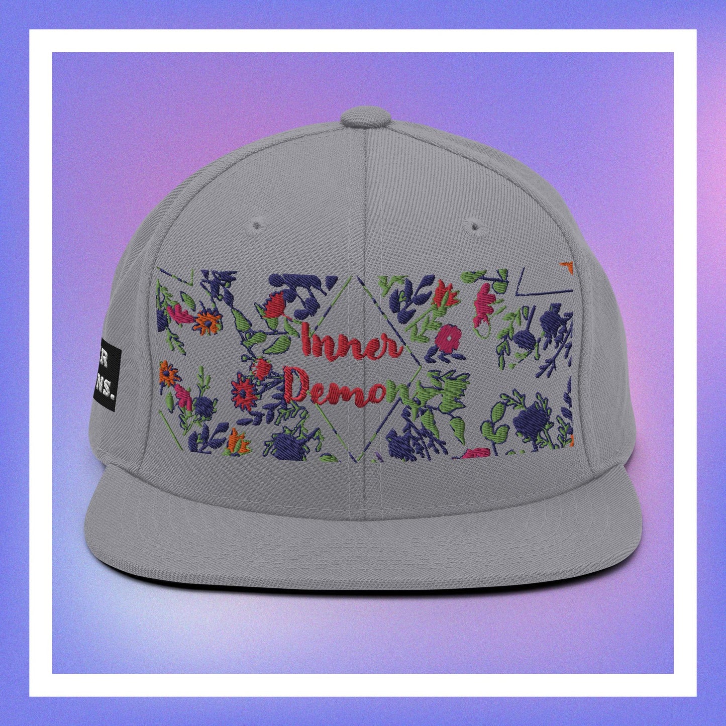 Floral Ecosystem Snapback Hat