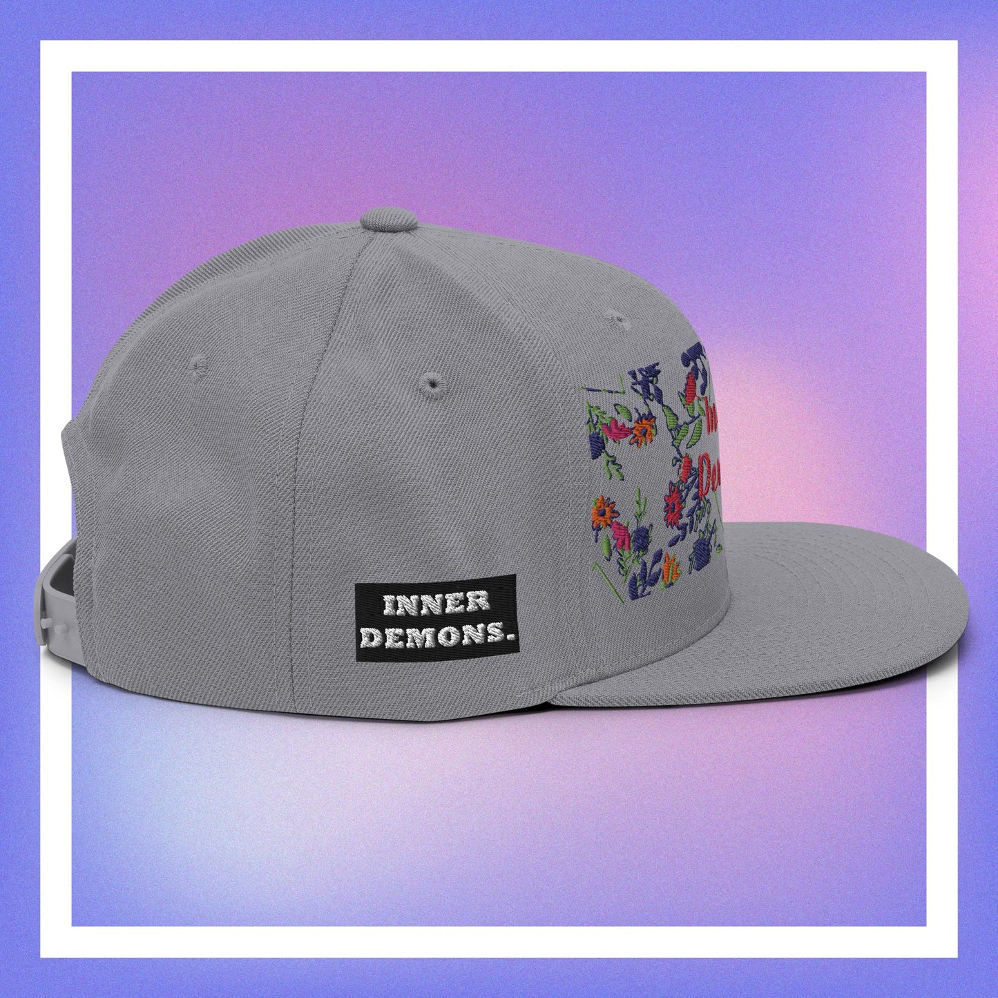 Floral Ecosystem Snapback Hat