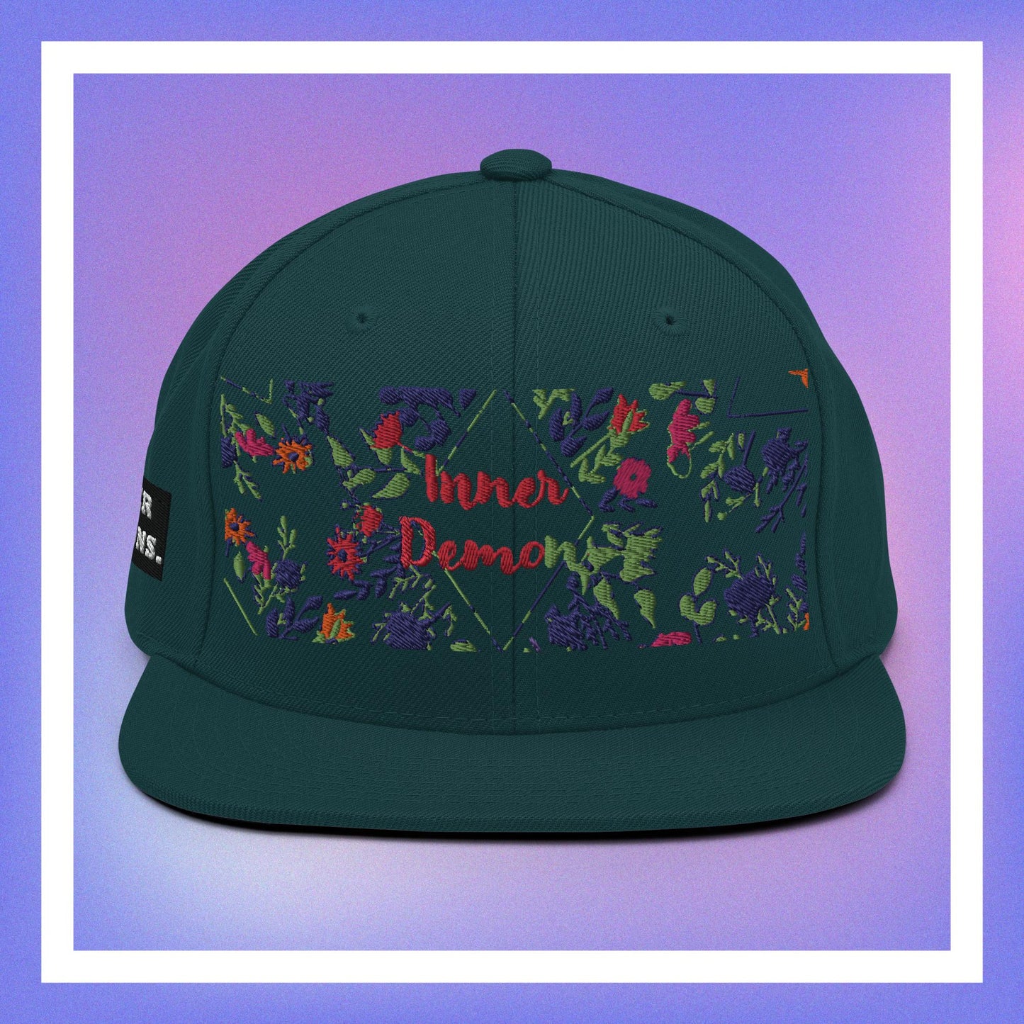 Floral Ecosystem Snapback Hat