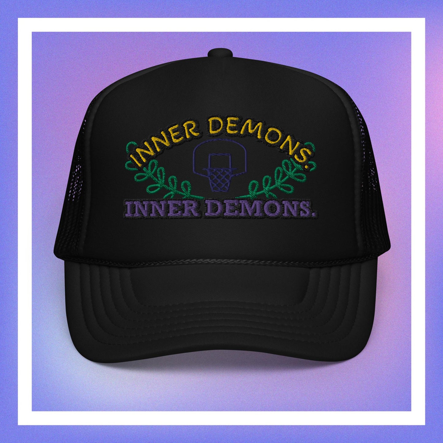 Basket Leaf Foam trucker hat