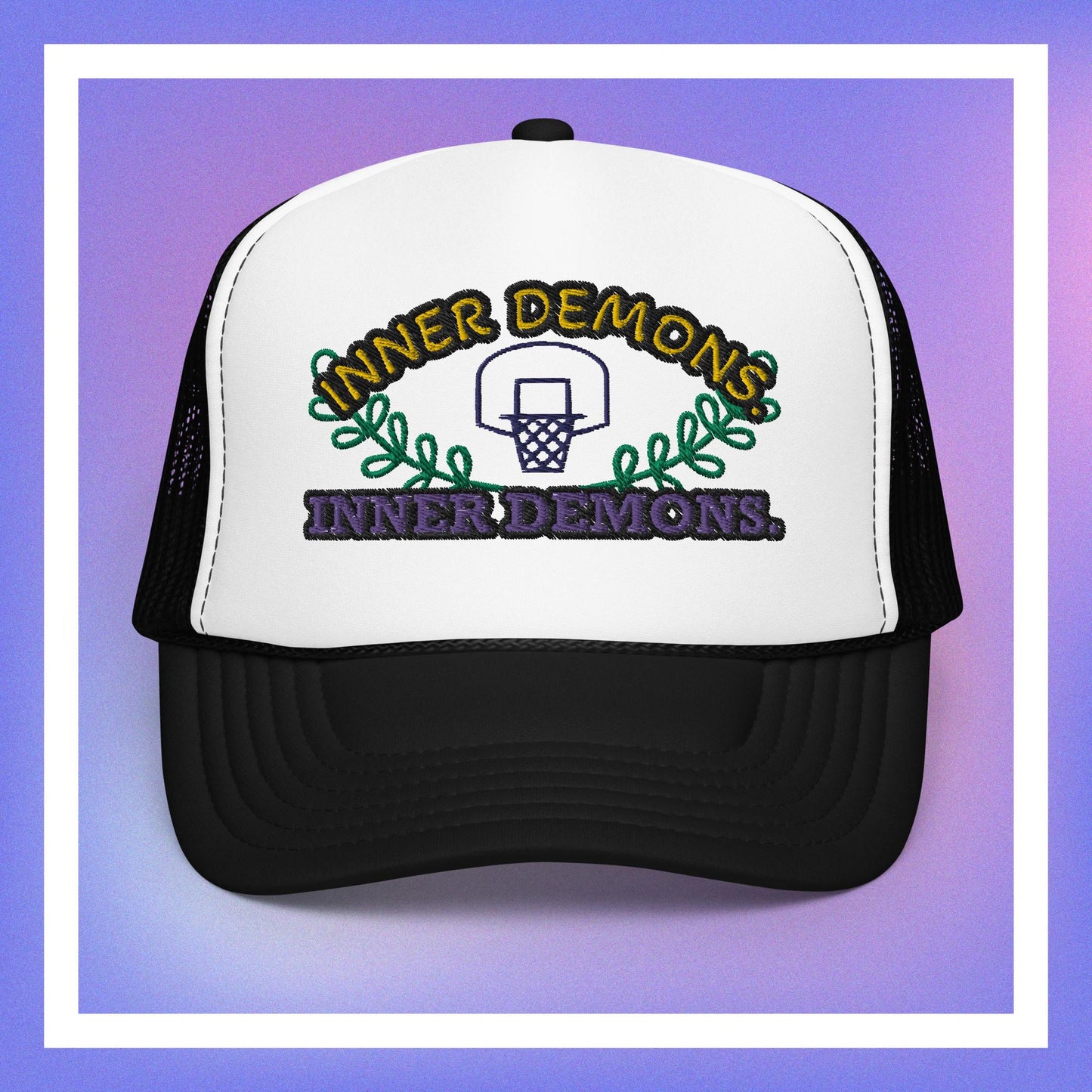 Basket Leaf Foam trucker hat