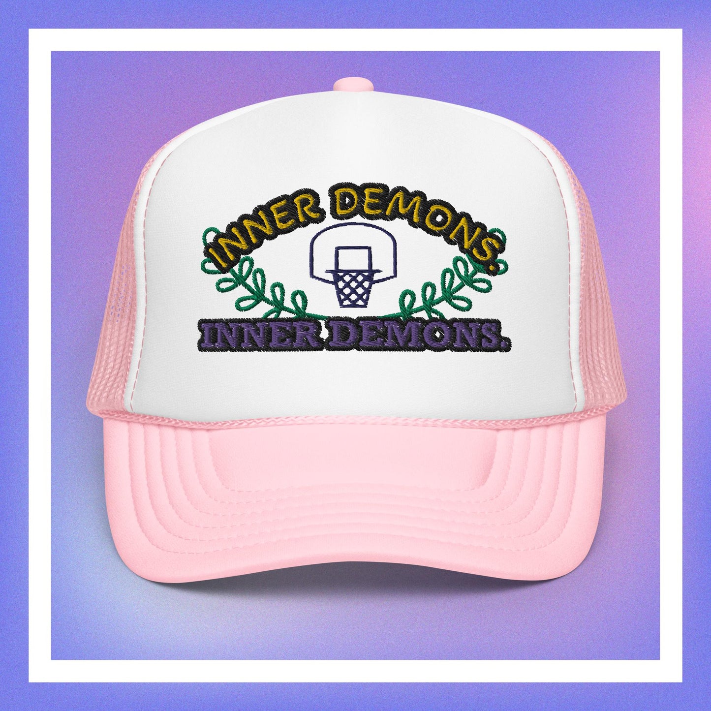 Basket Leaf Foam trucker hat