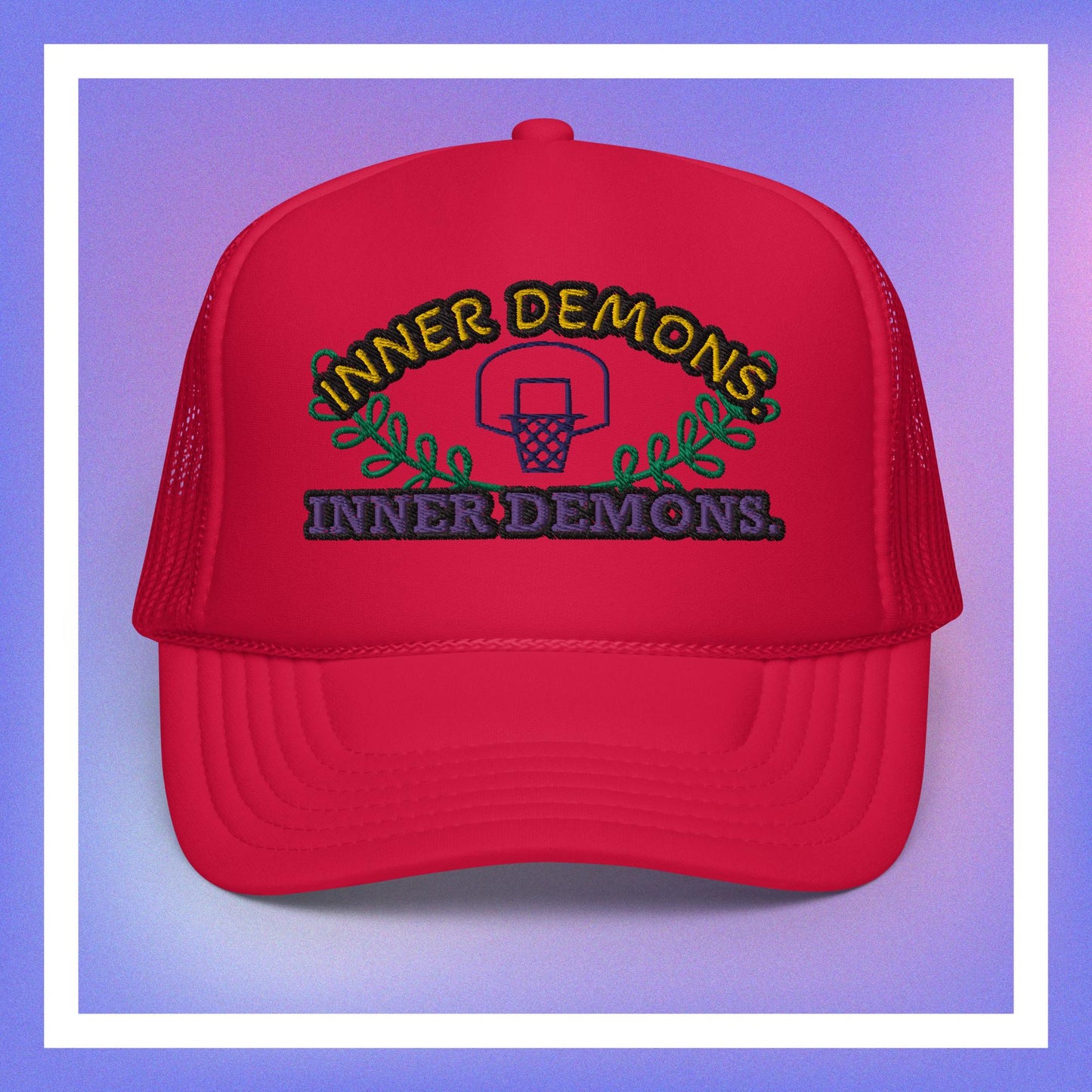 Basket Leaf Foam trucker hat