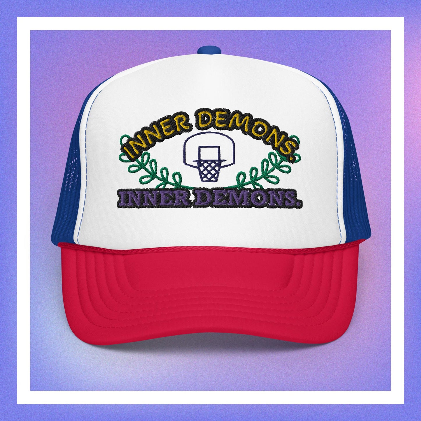 Basket Leaf Foam trucker hat