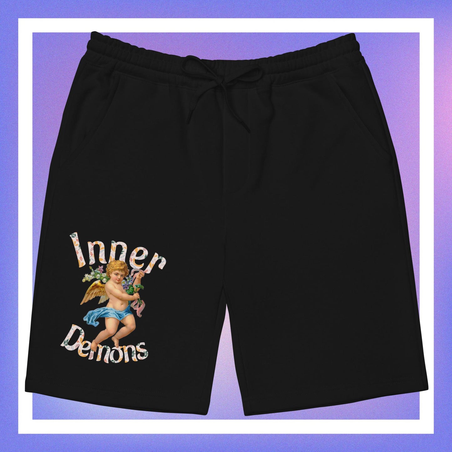 Guardian Angel fleece shorts