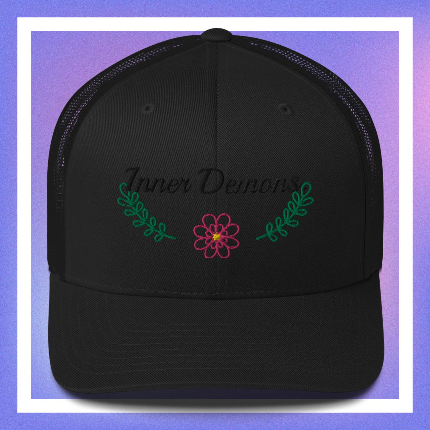 Green Leaf Trucker Cap