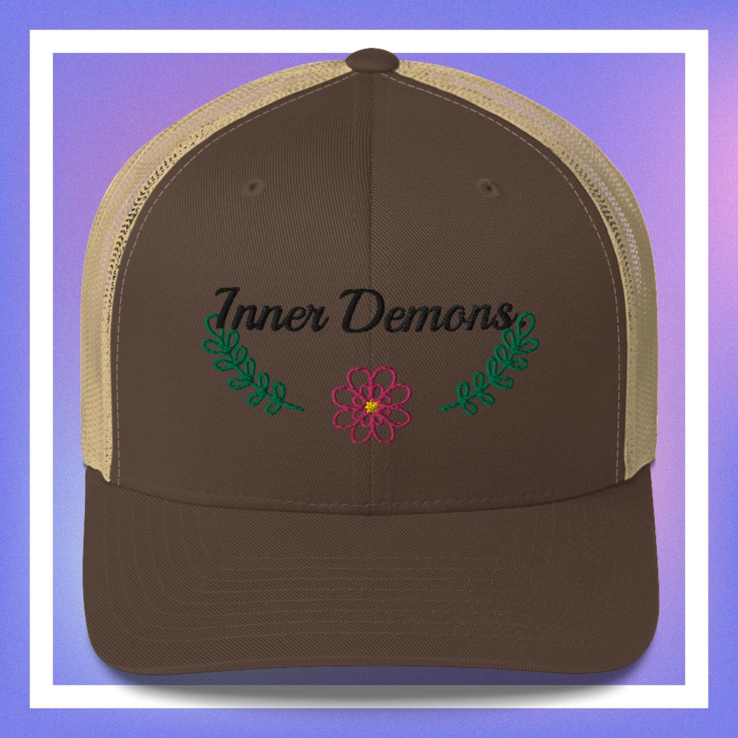 Green Leaf Trucker Cap
