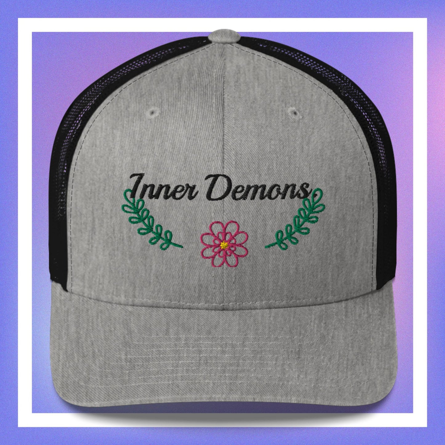 Green Leaf Trucker Cap
