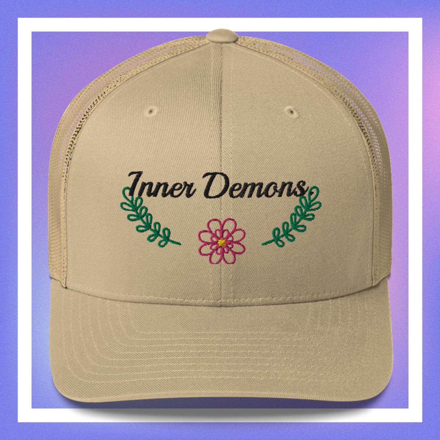 Green Leaf Trucker Cap