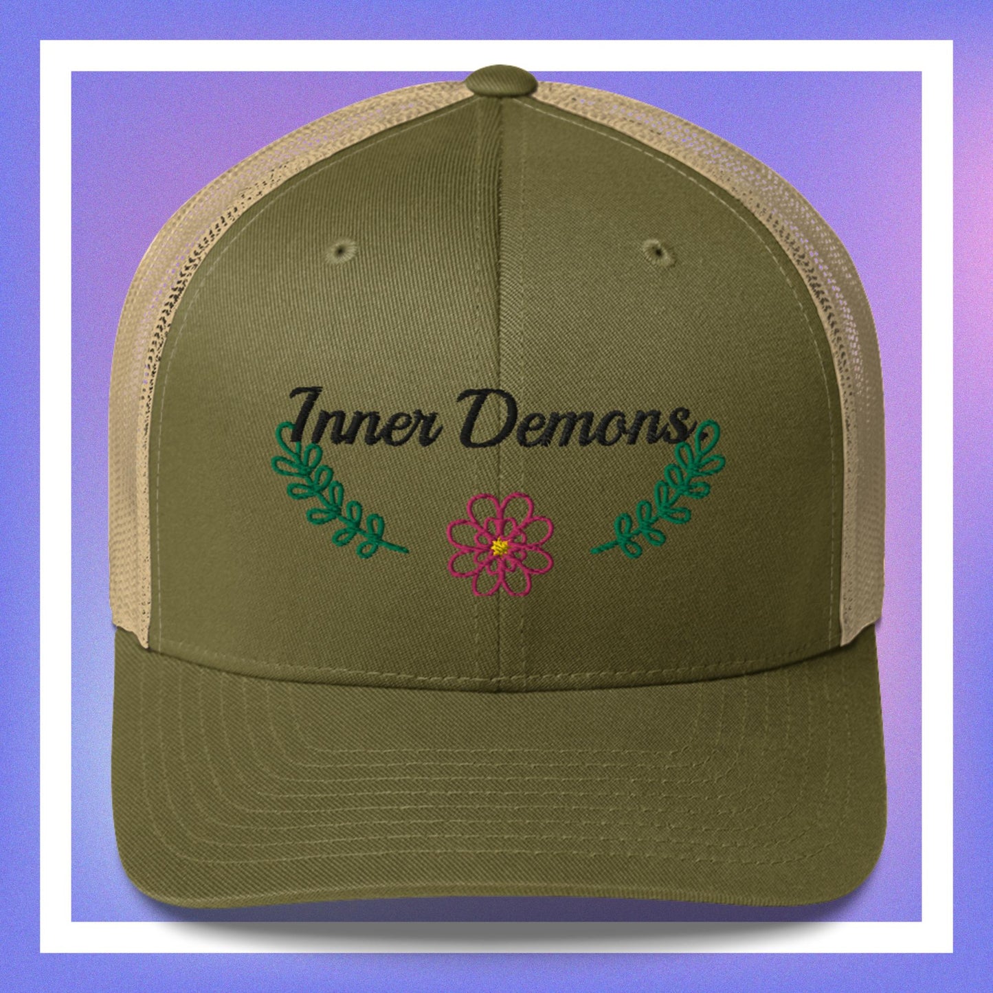 Green Leaf Trucker Cap