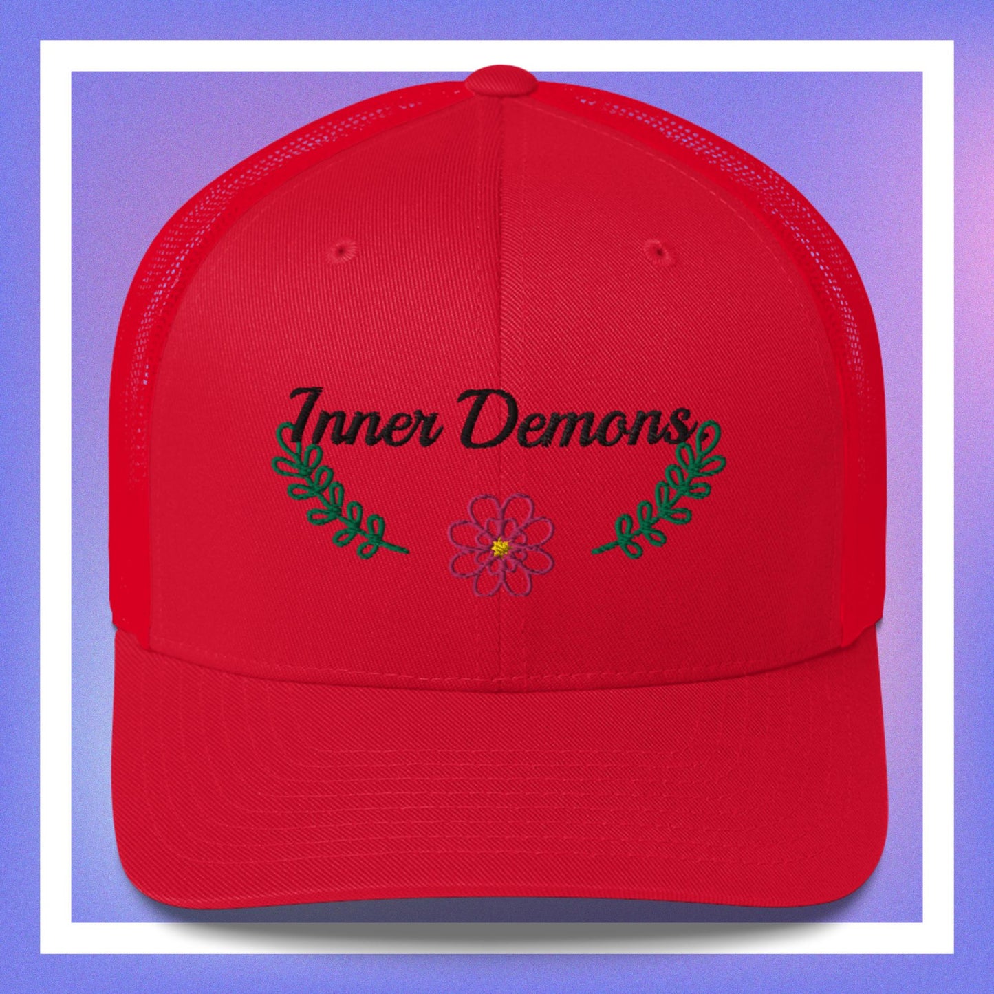 Green Leaf Trucker Cap