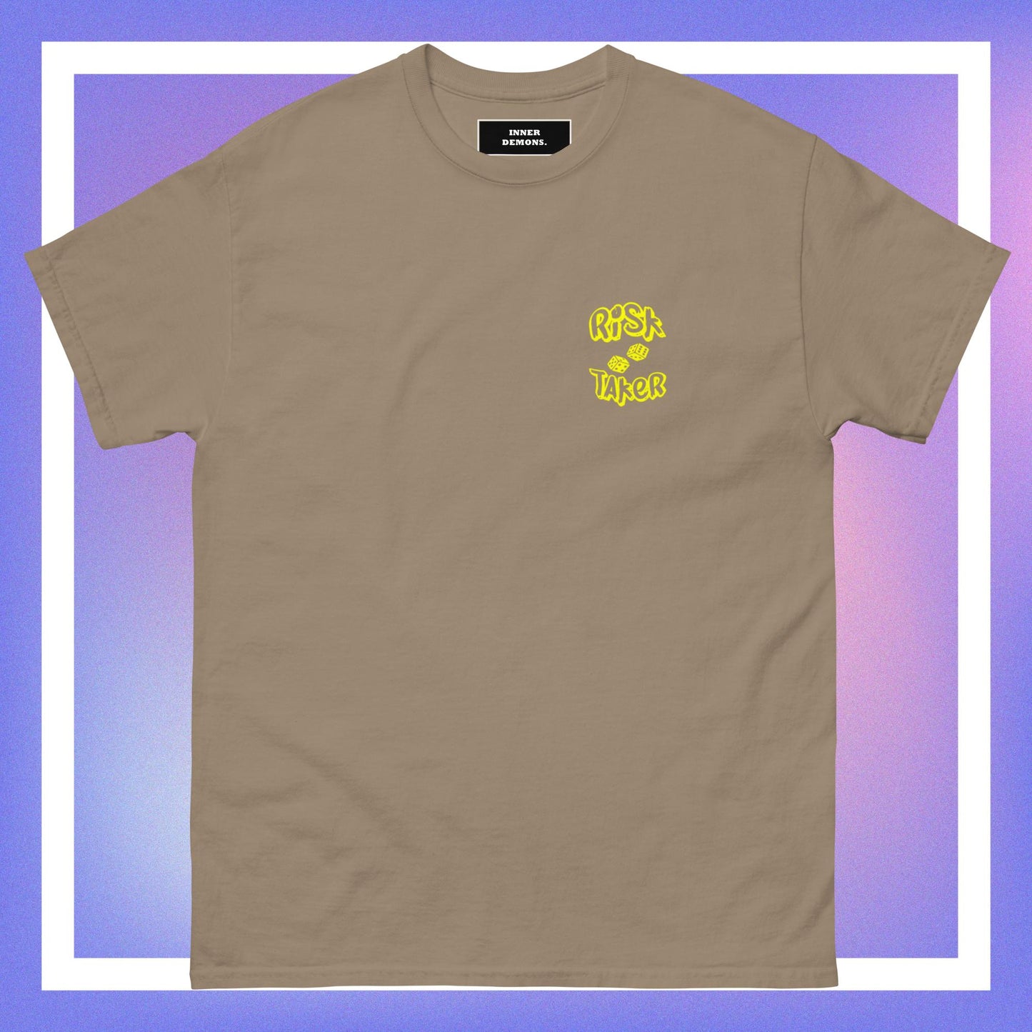 dice risk taker tee