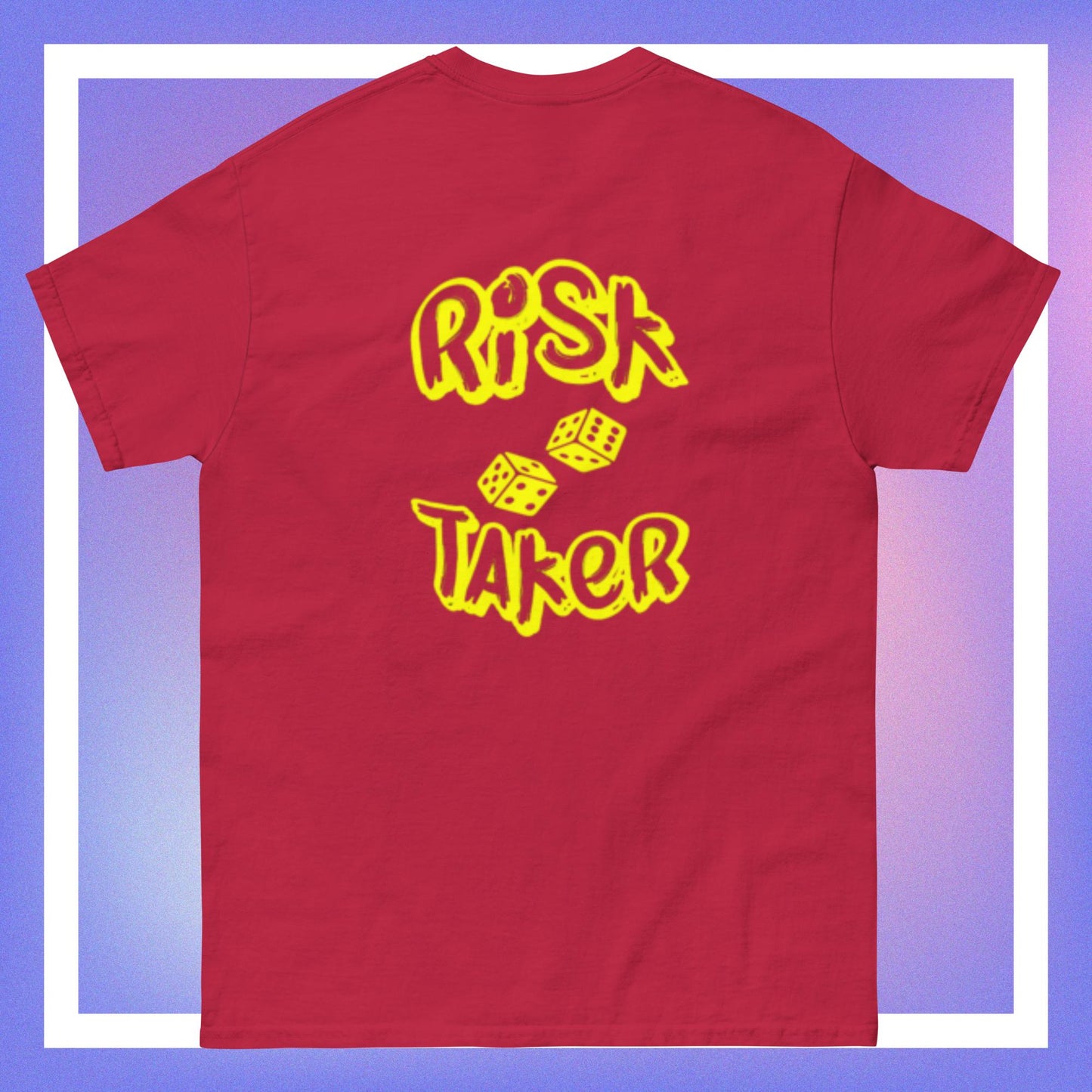dice risk taker tee