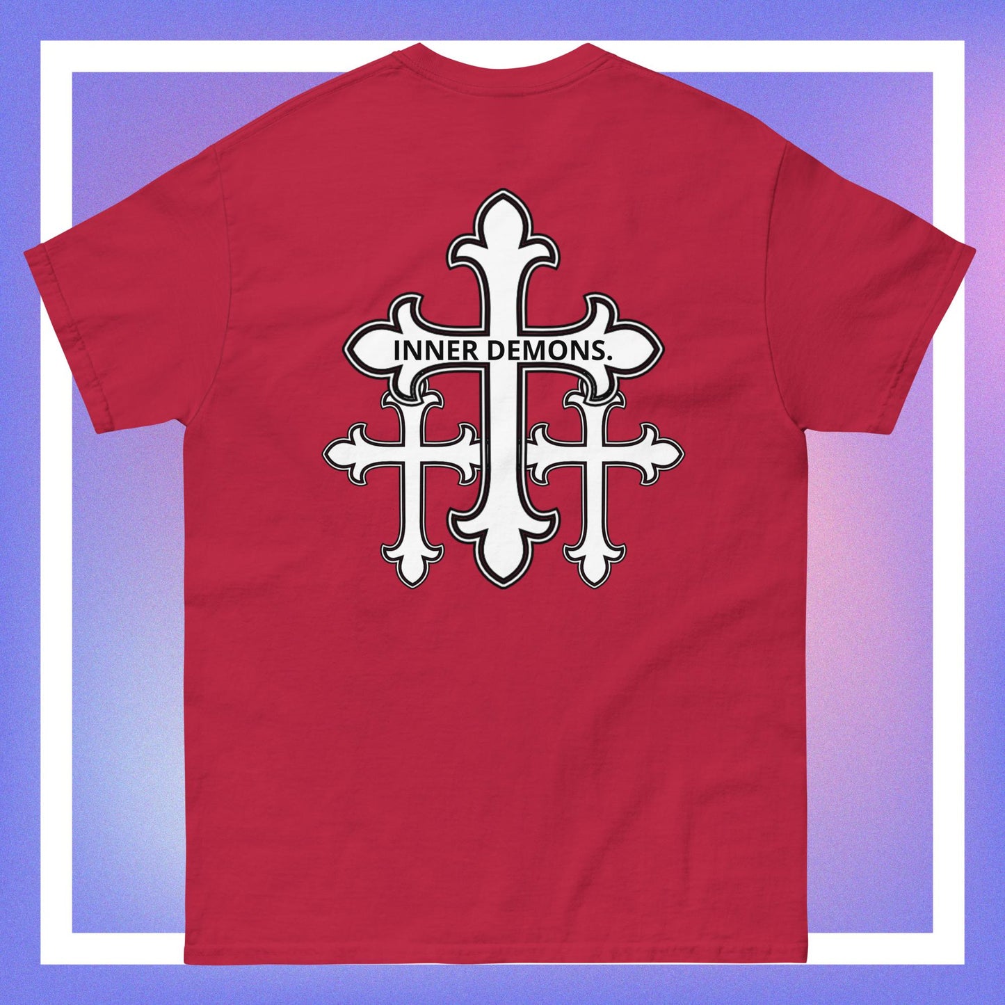 White Cross classic tee