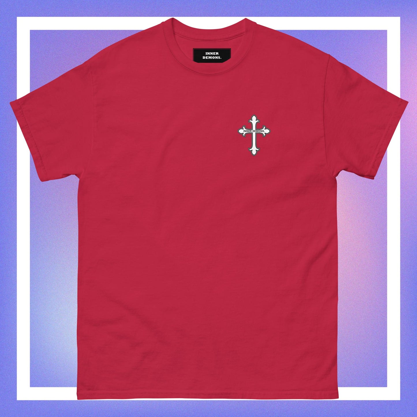 White Cross classic tee
