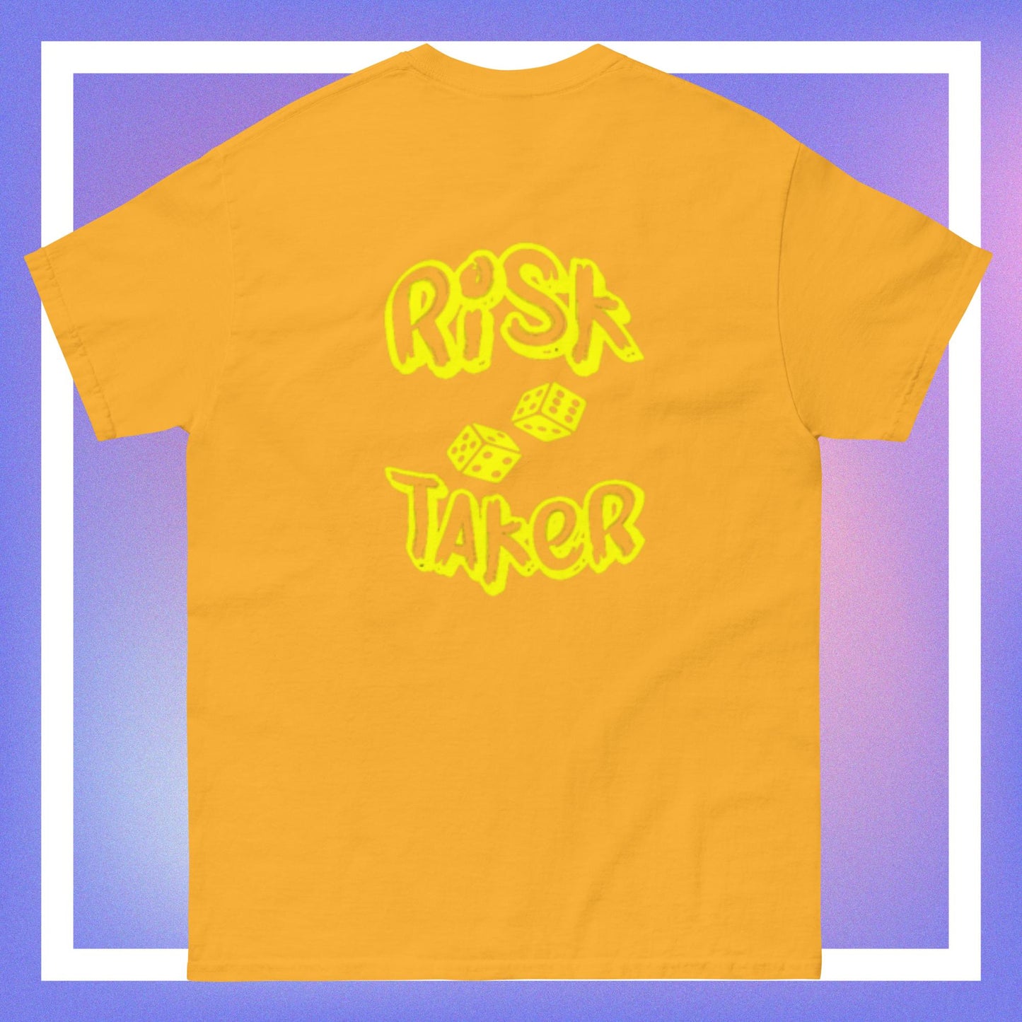 dice risk taker tee