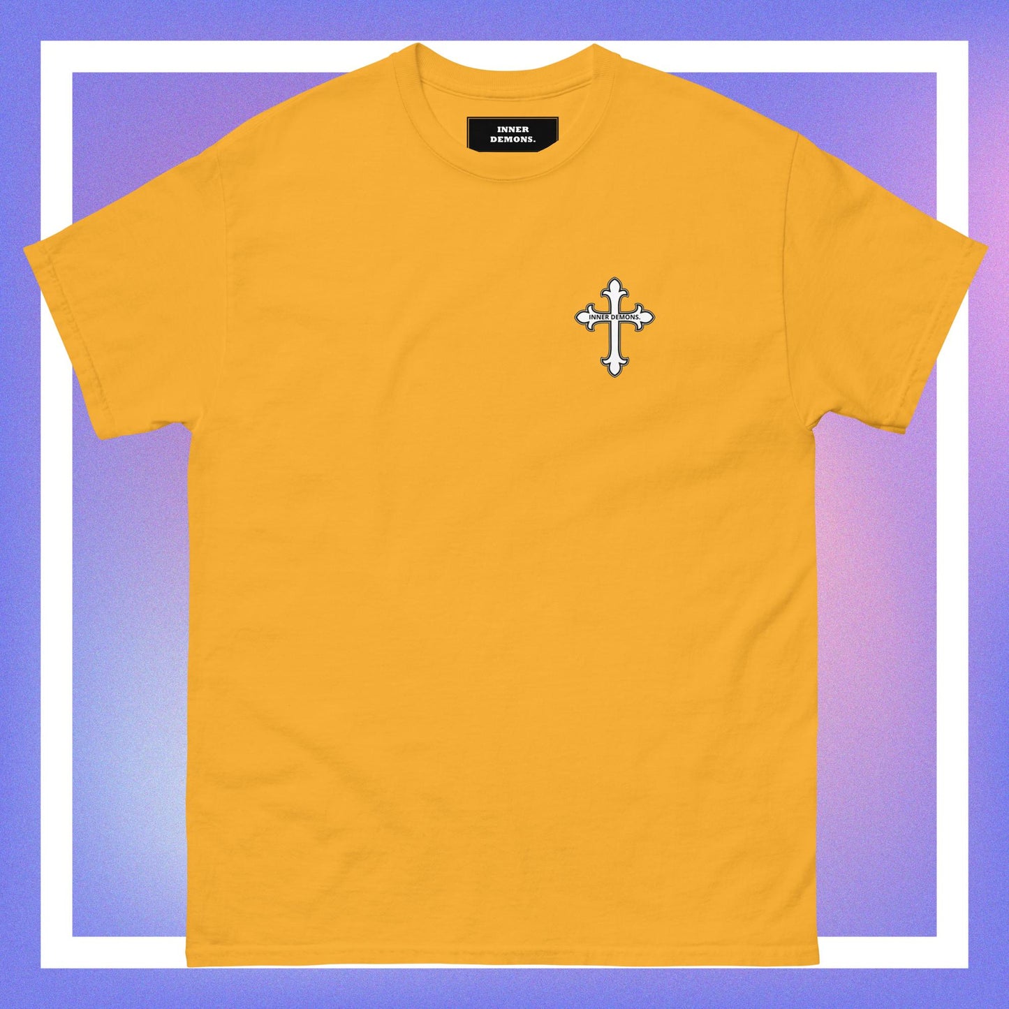 White Cross classic tee