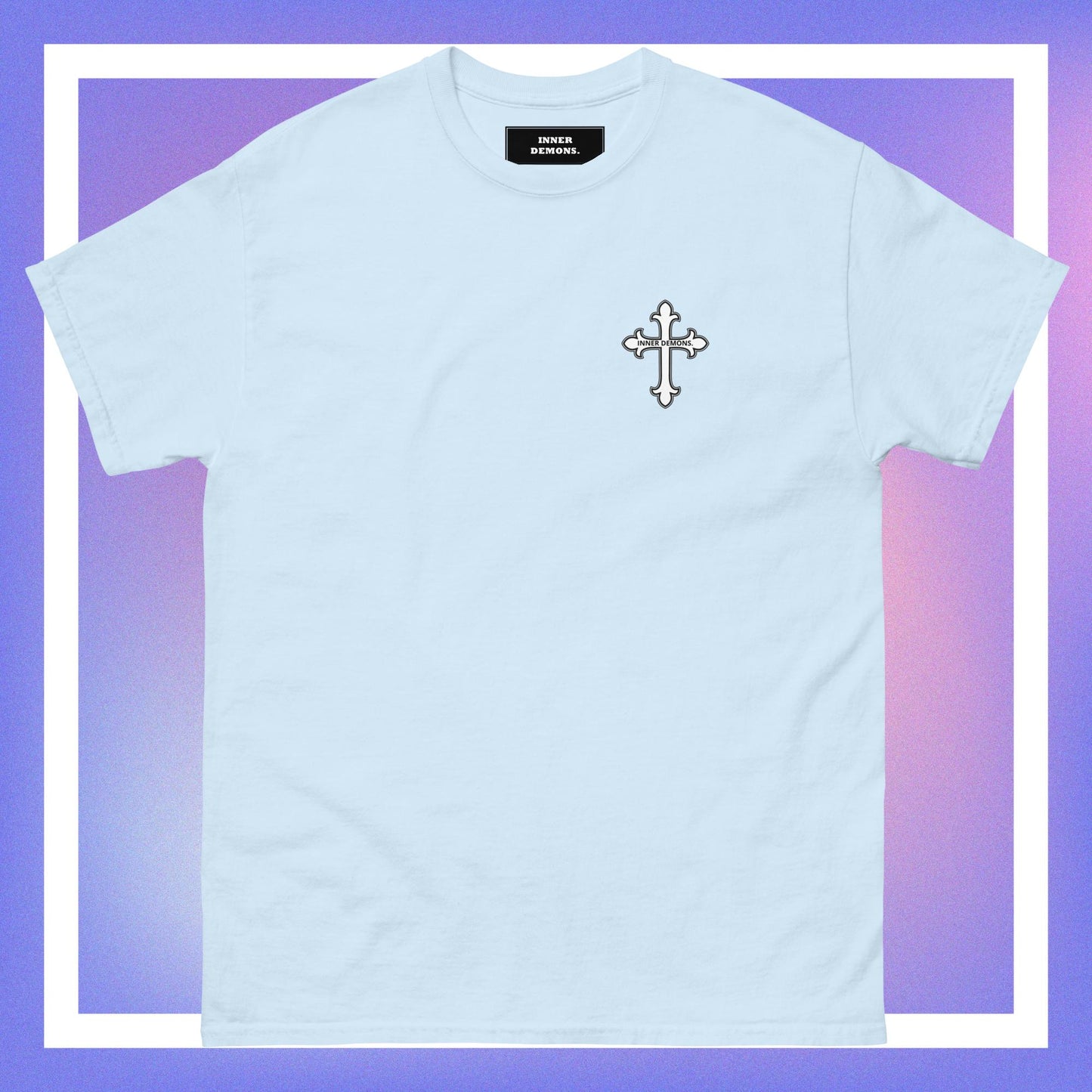 White Cross classic tee