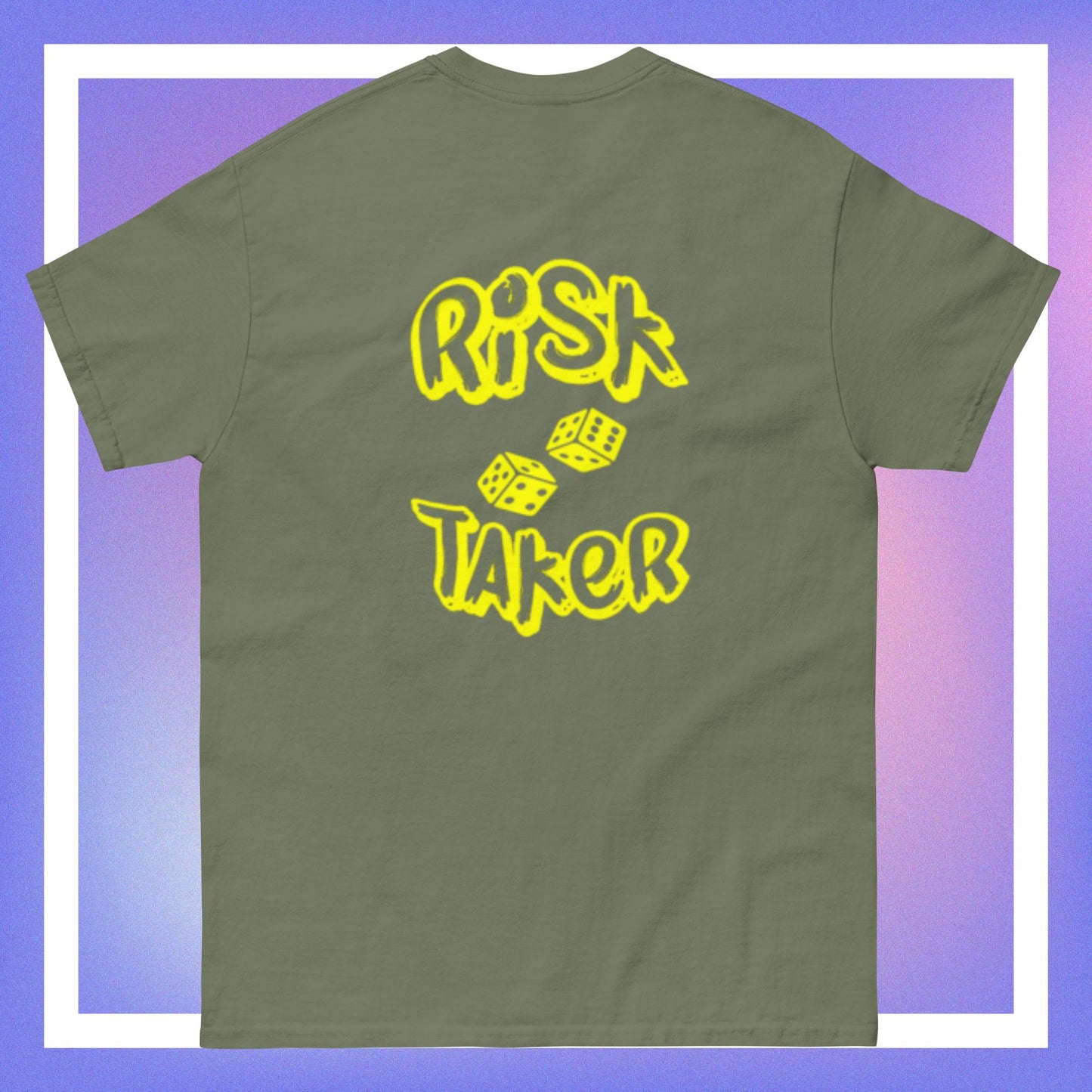 dice risk taker tee