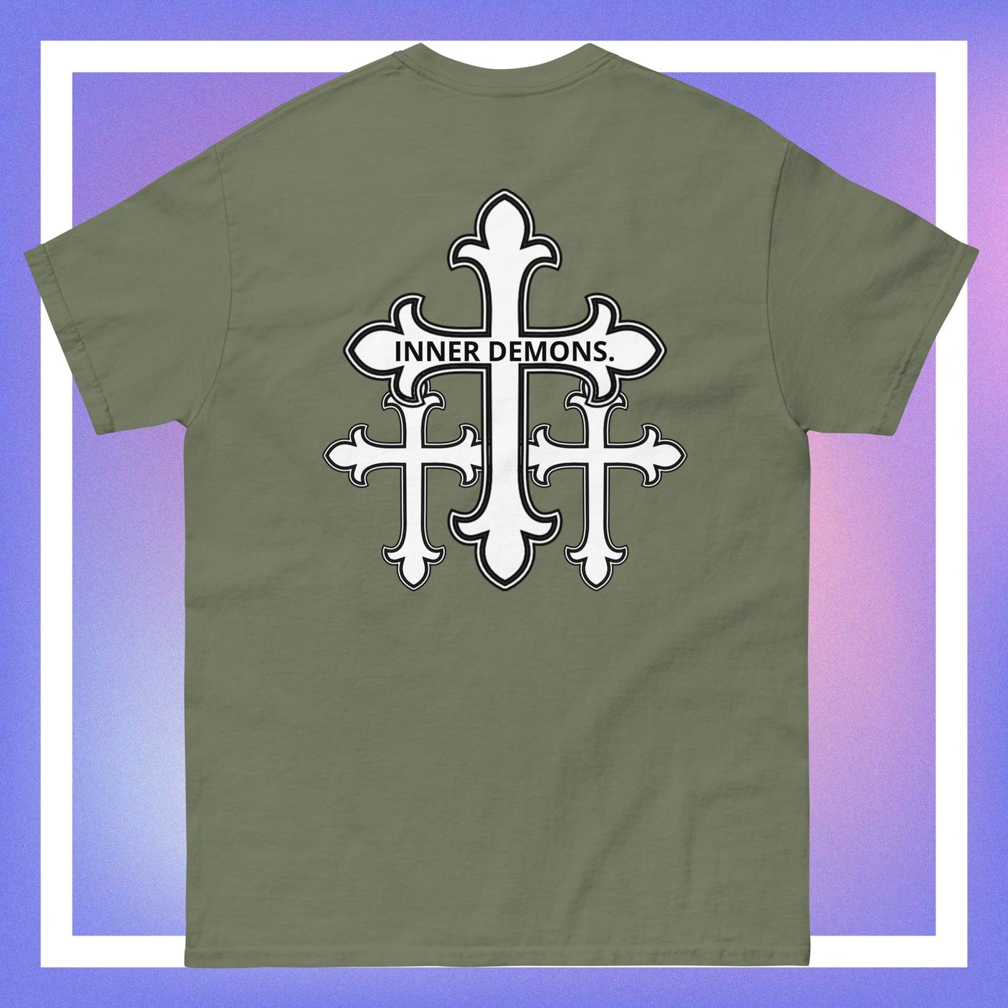 White Cross classic tee