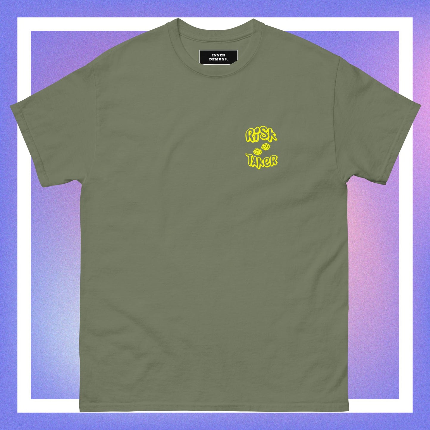 dice risk taker tee