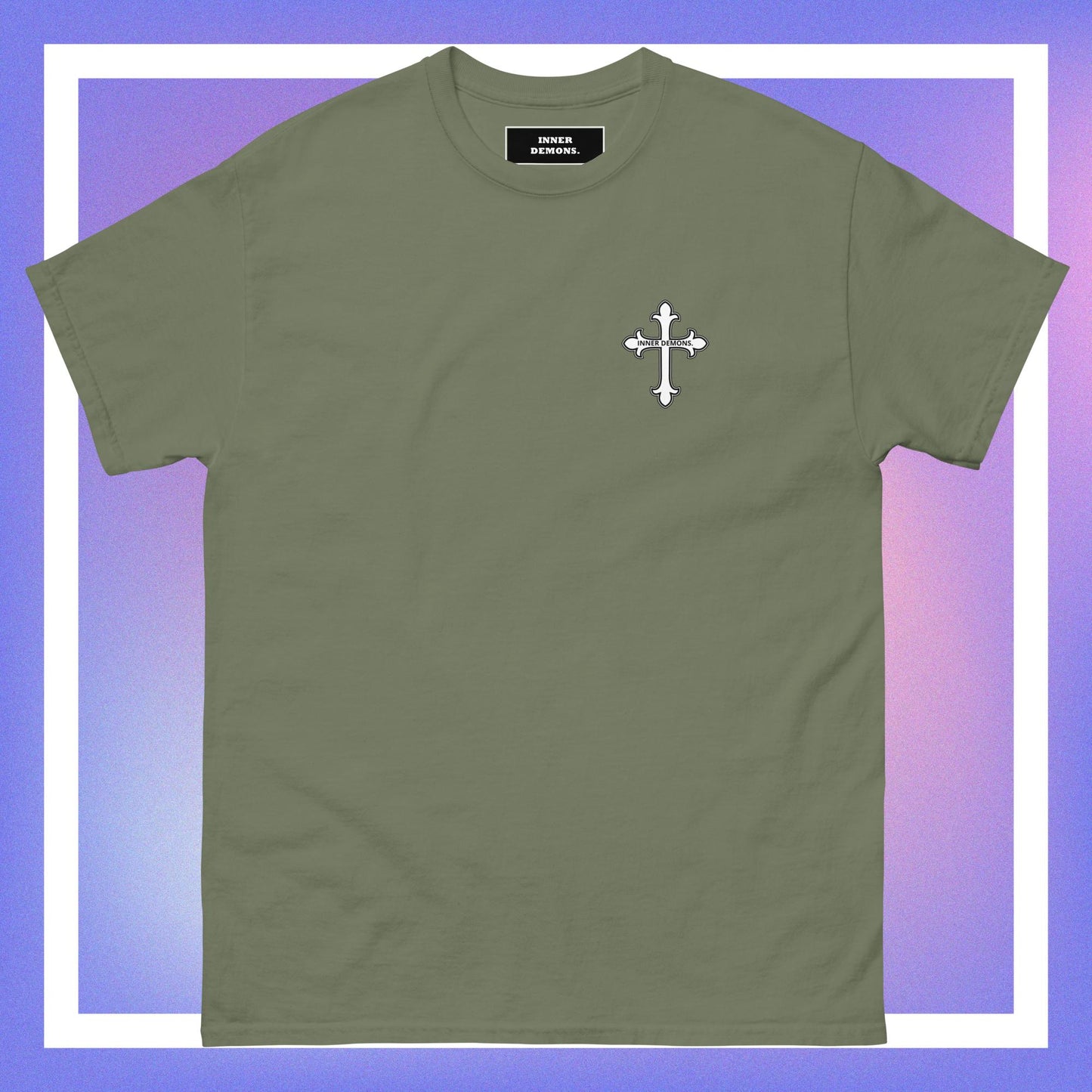 White Cross classic tee