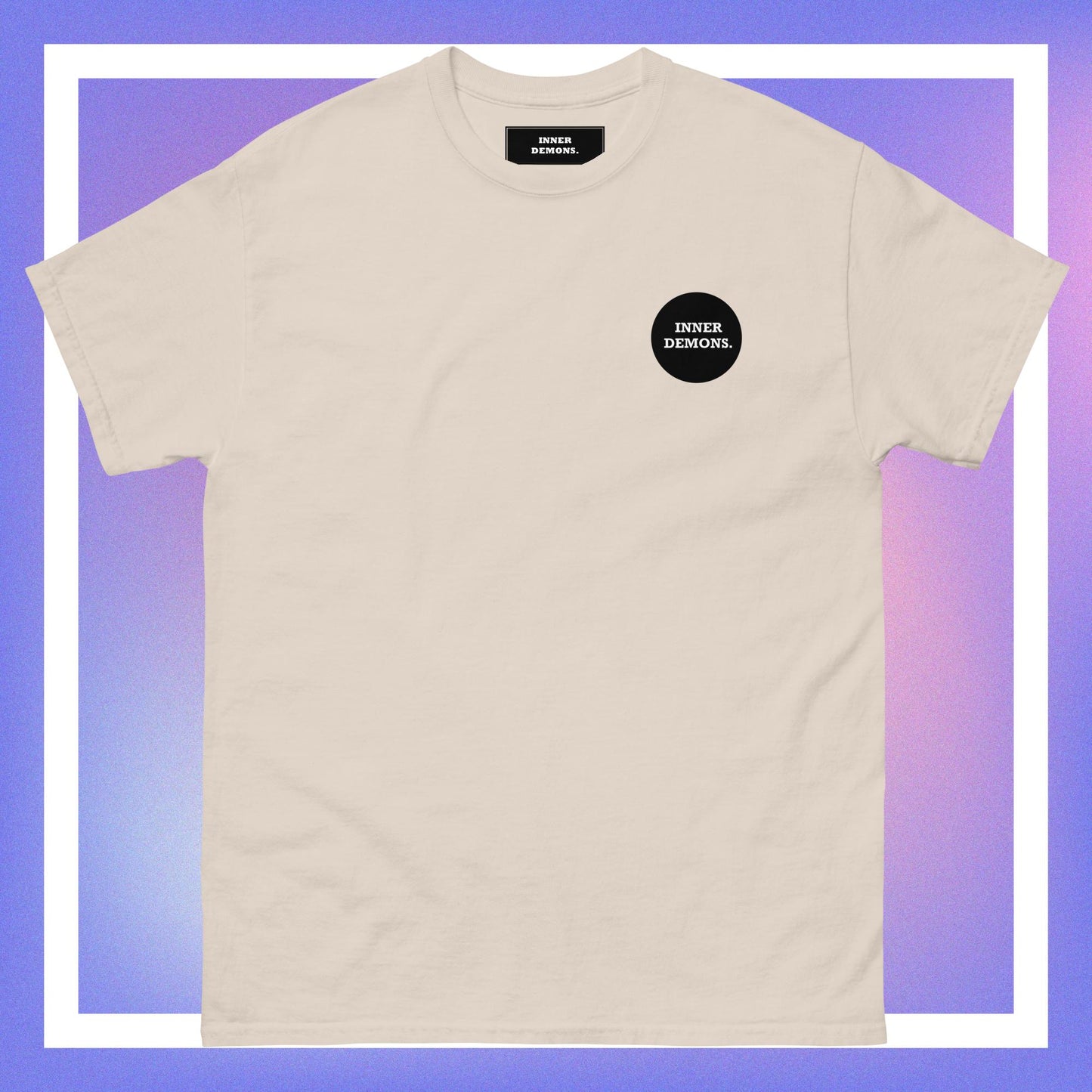 circle logo basic tee