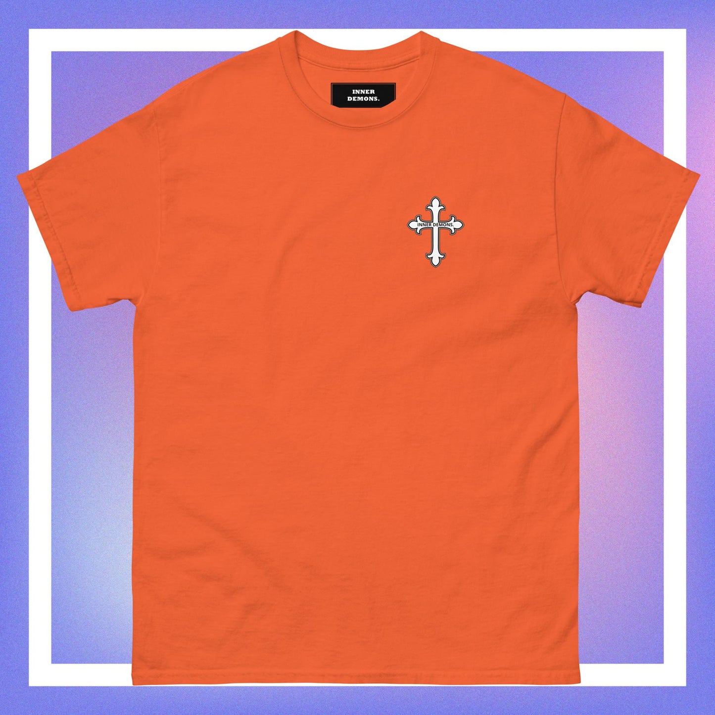 White Cross classic tee