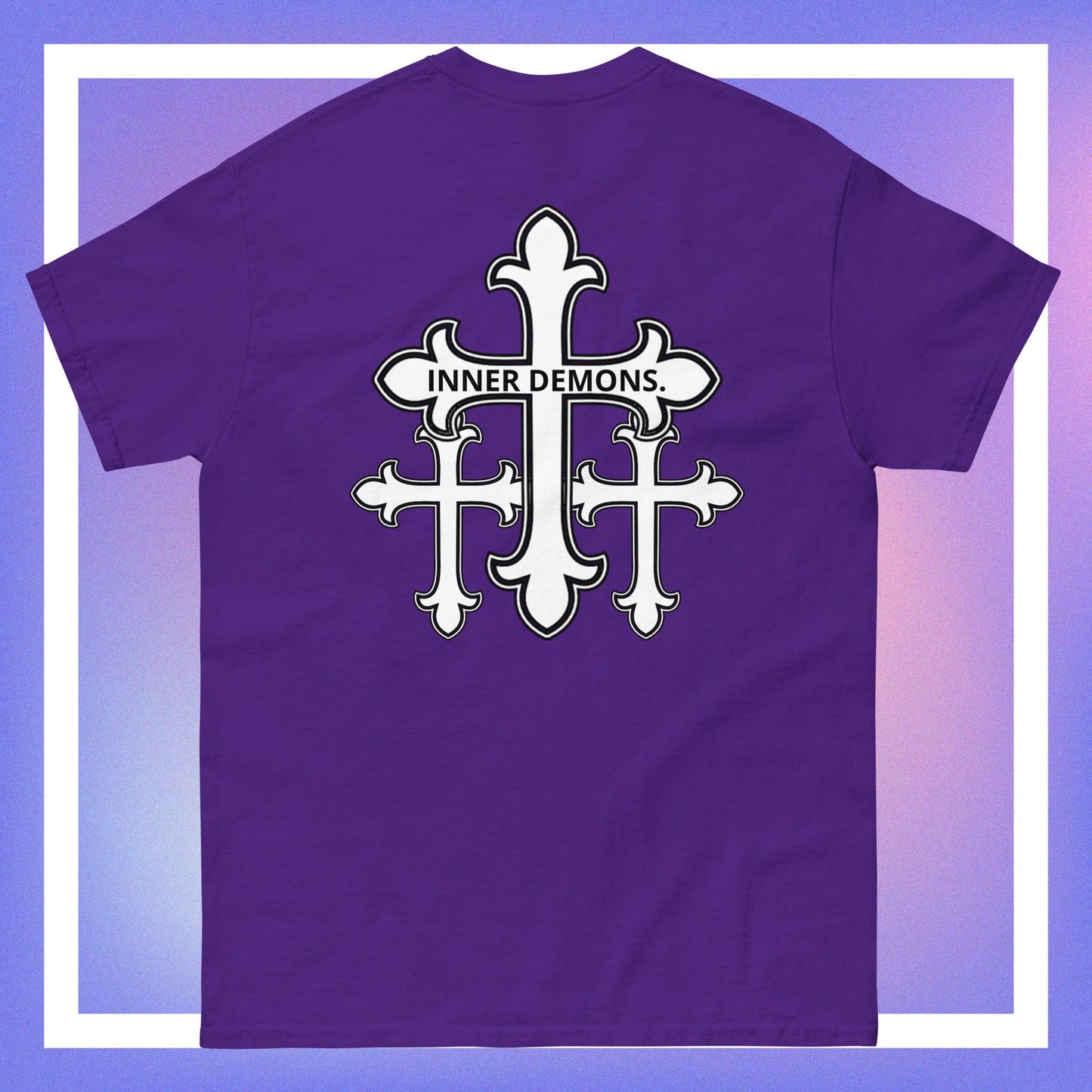 White Cross classic tee
