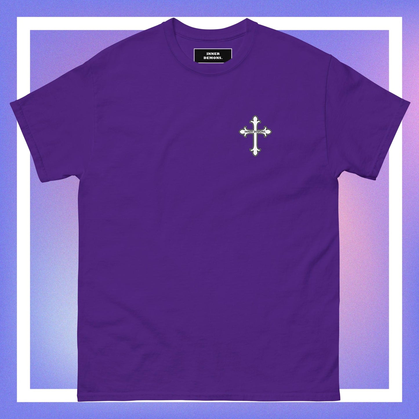 White Cross classic tee